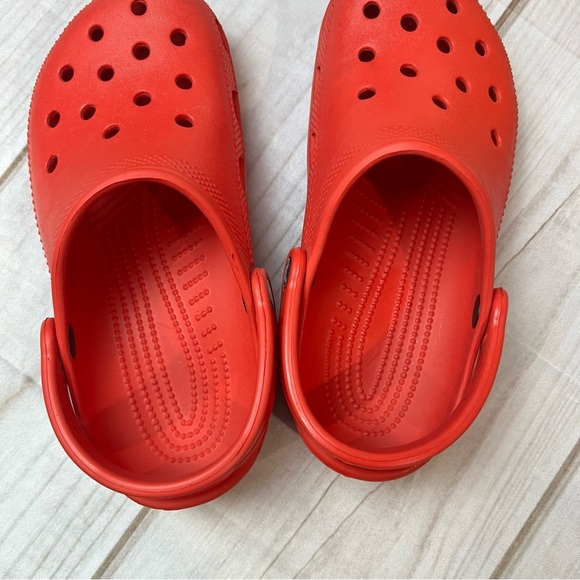 2 pair Crocs Red and Yellow Clogs M5 W7 - Picture 6 of 16